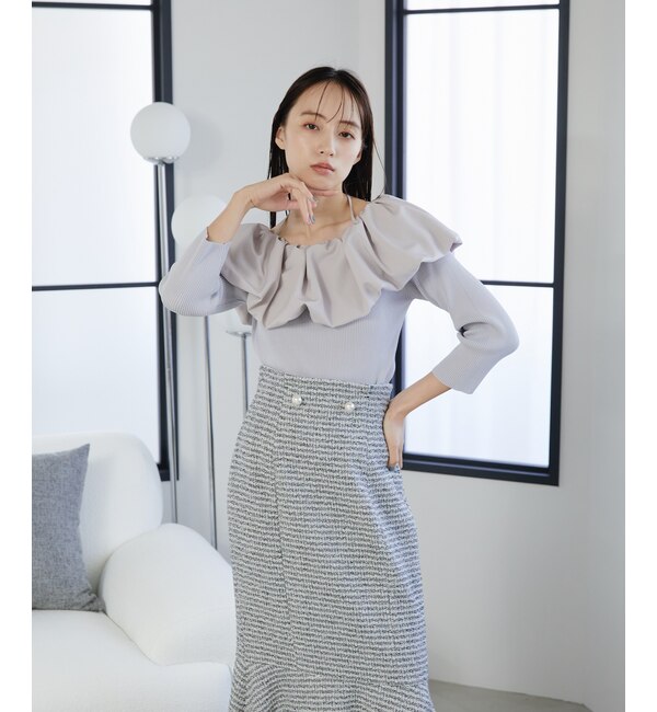 バルーンフリルニット|JILL by JILL STUART(ジル バイ ジル スチュアート)の通販｜アイルミネ