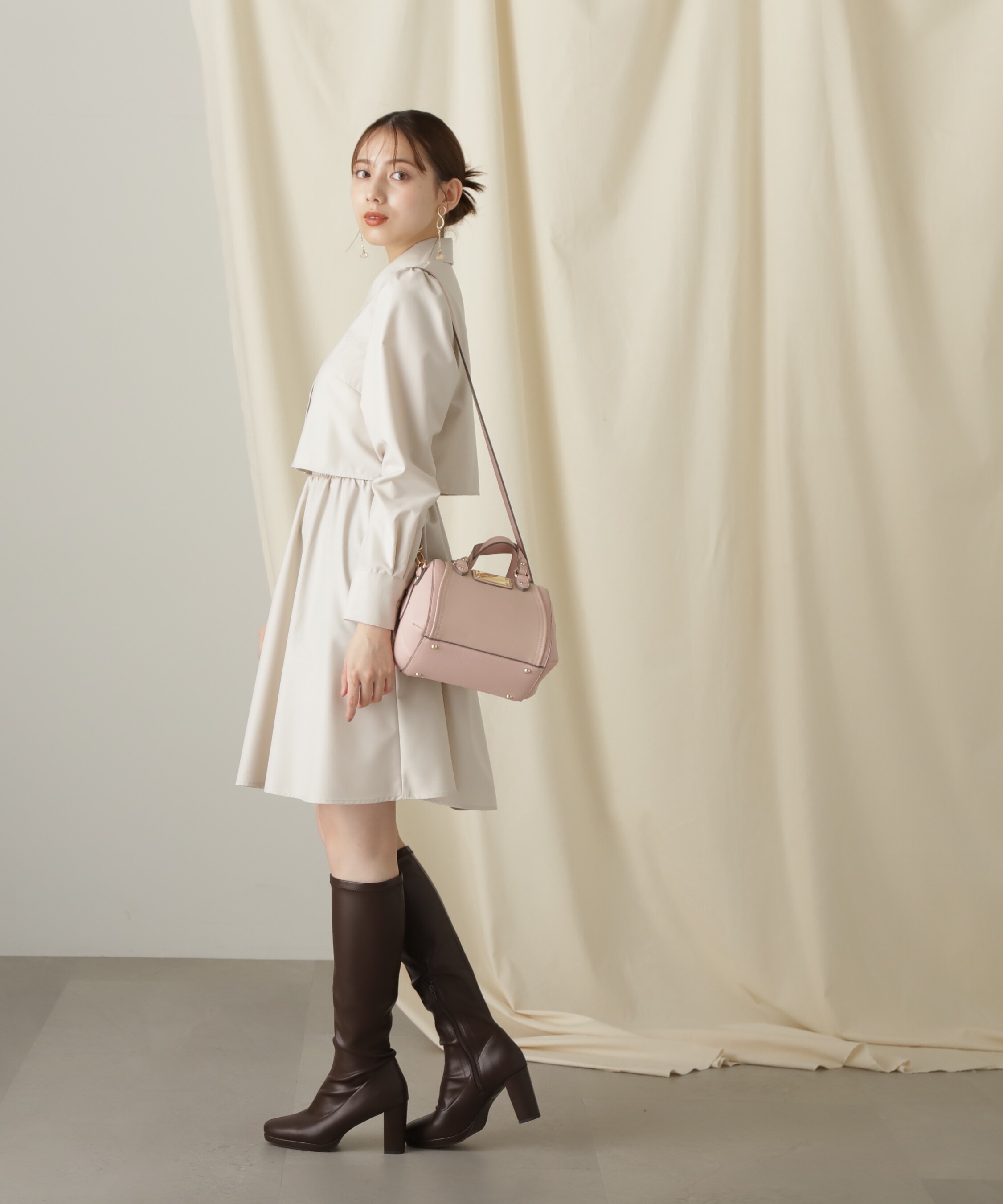 【新品タグ付】JILL by JILLSTUART プレートボストンバッグ