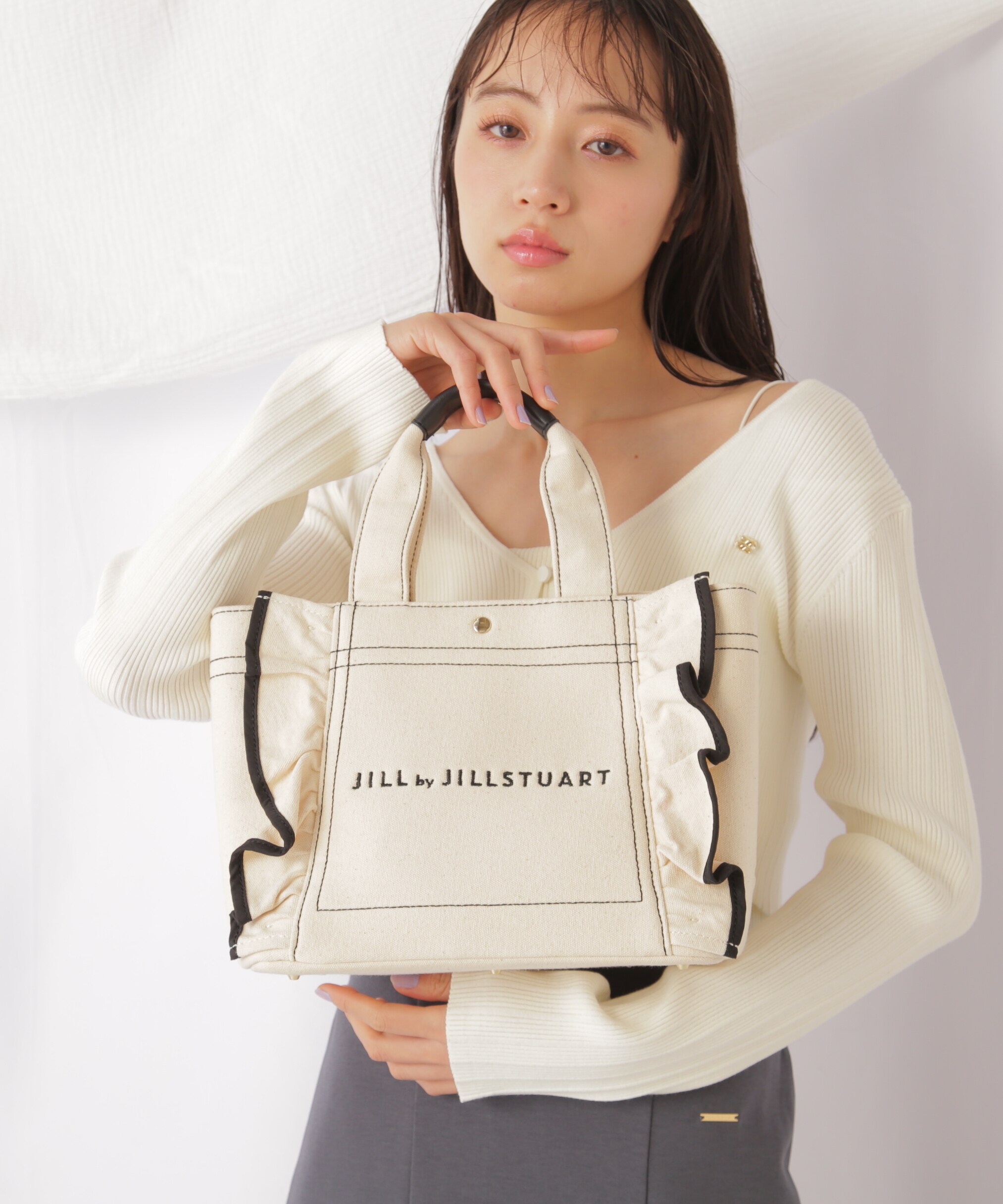 フリルトート小|JILL by JILL STUART(ジル バイ ジル スチュアート)の 