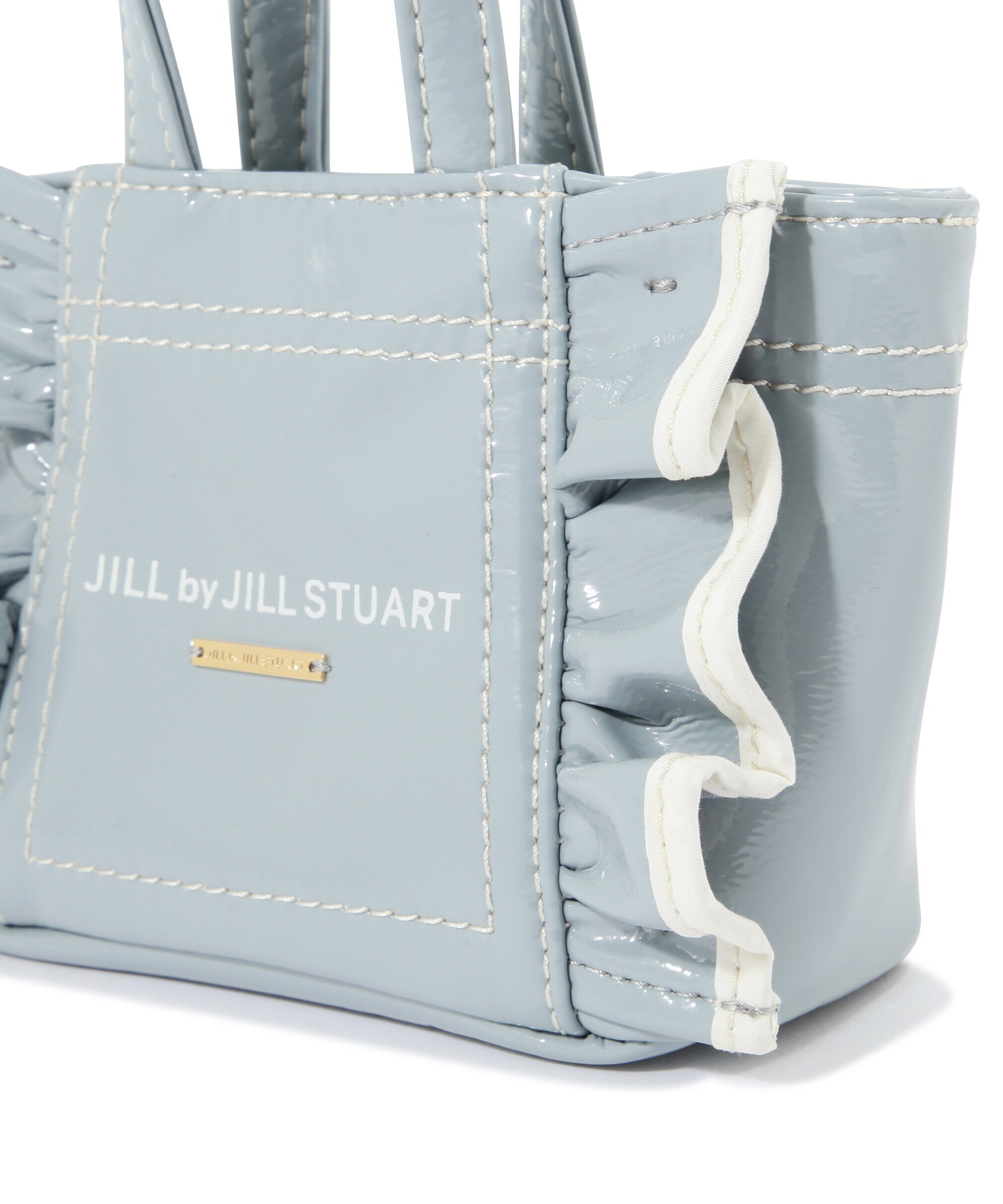 シャインフリルトートミニポーチ|JILL by JILL STUART(ジル バイ ジル