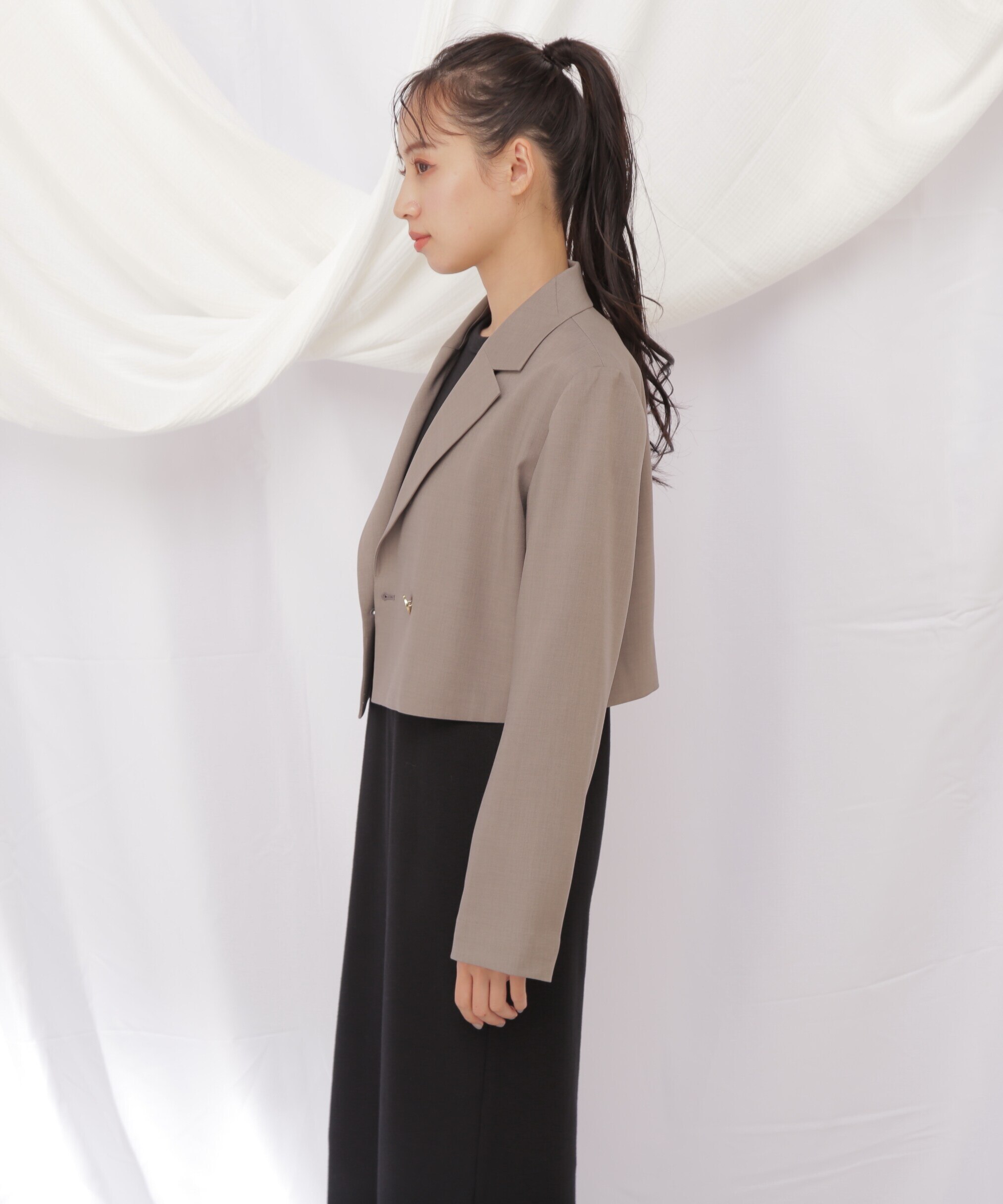 ◇トロミショートジャケット|JILL by JILL STUART(ジル バイ