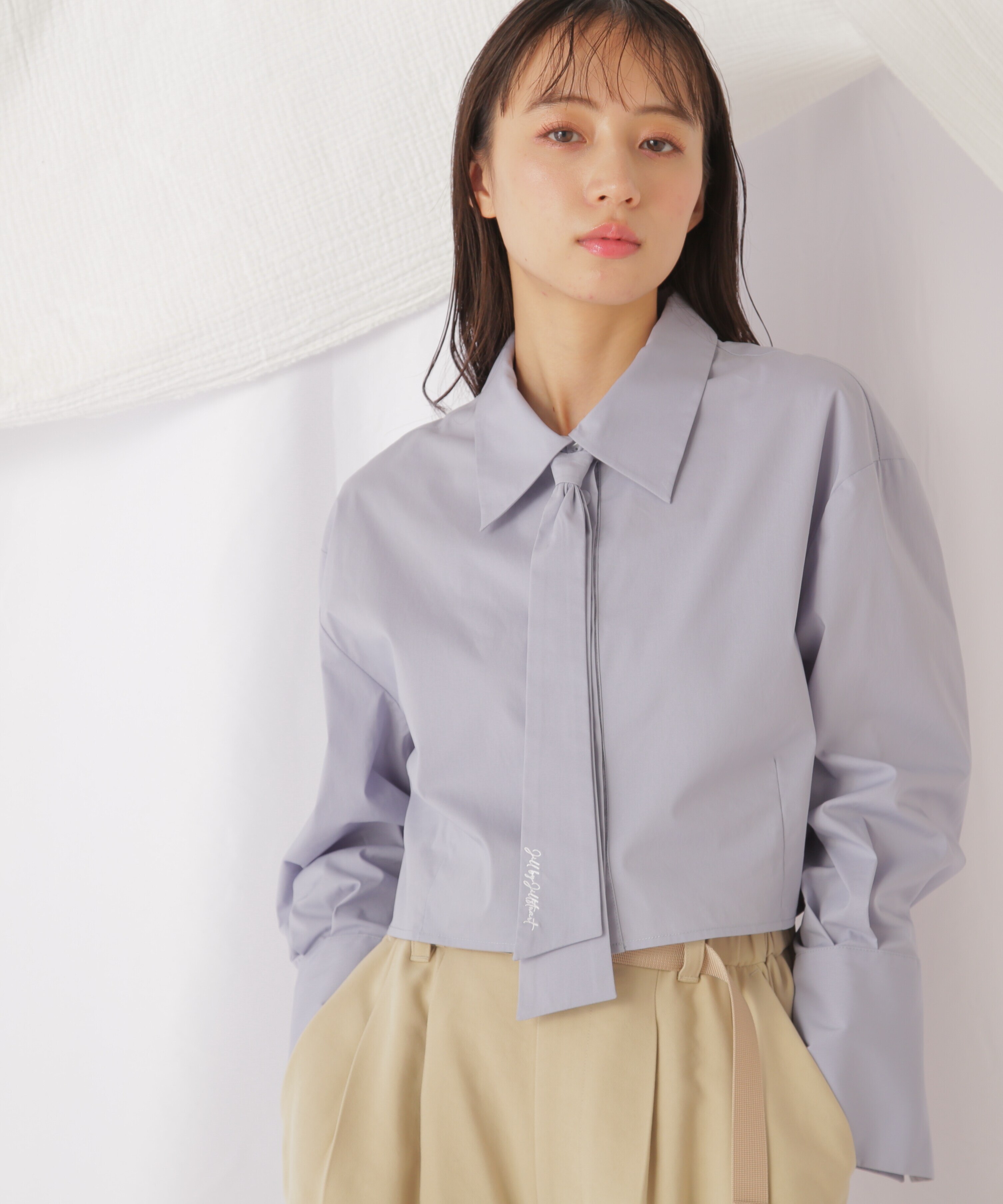 ランタンスリーブシシュウTシャツ|JILL by JILL STUART(ジル バイ ジル