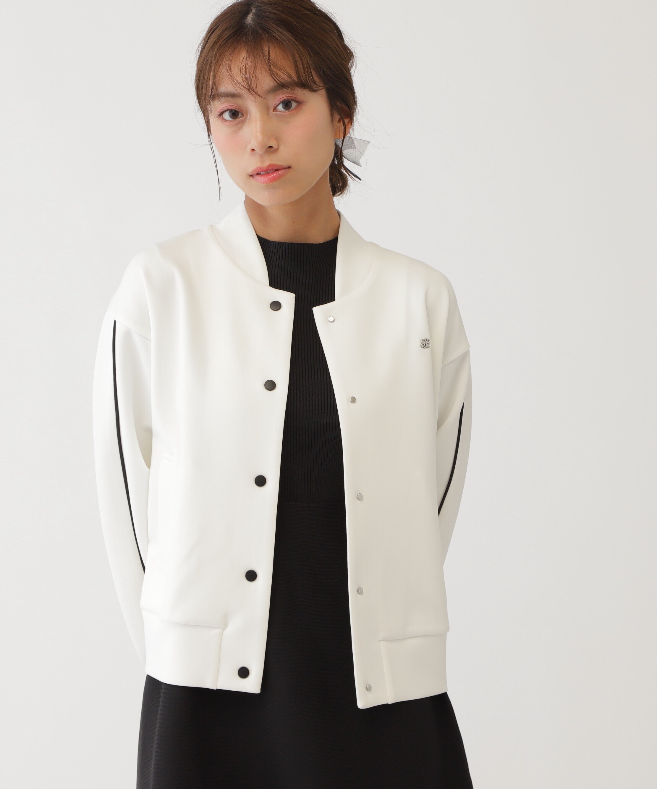バイカラーパイピングスタジャン|JILL by JILL STUART(ジル バイ