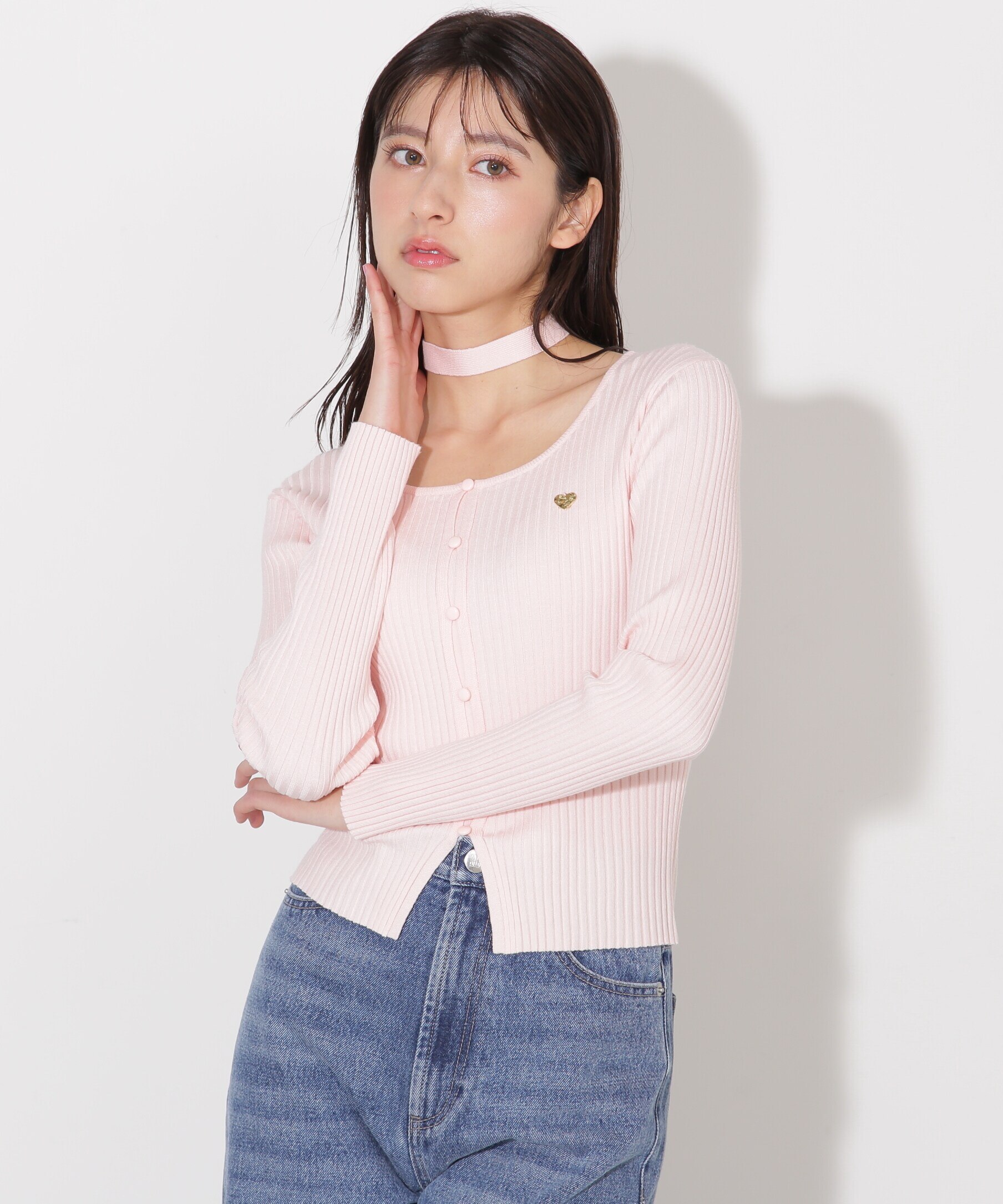 バイカラー短丈カーデトップス|JILL by JILL STUART(ジル バイ ジル スチュアート)の通販｜アイルミネ