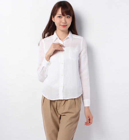 シンプルカラーシャツ