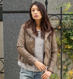 【goa/goa】 ラムレザー ダブルライダースジャケット [送料無料]