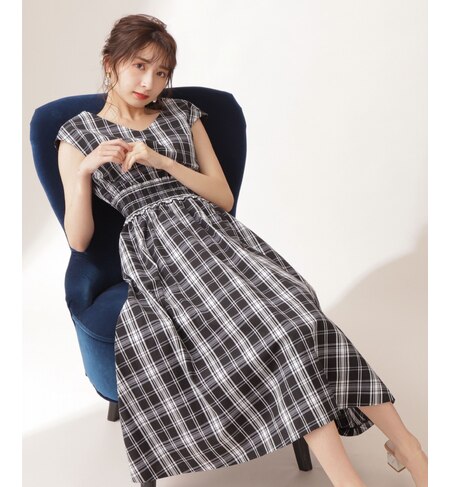 モノトーンチェックワンピース Proportion Body Dressing プロポーションボディドレッシング の通販 アイルミネ モノトーンチェックワンピース Proportion Body Dressing プロポーションボディドレッシング の通販 アイルミネ