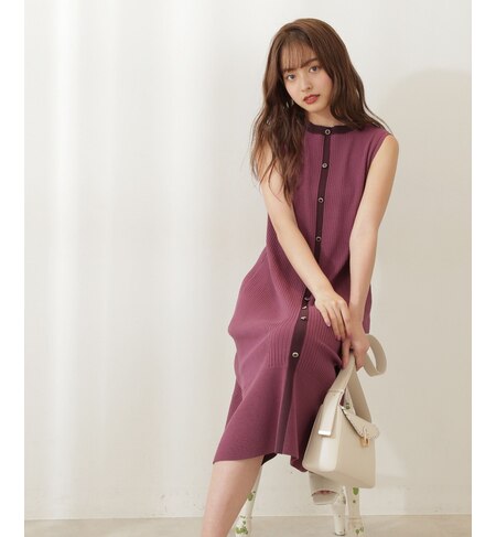 配色ナローニットワンピース Proportion Body Dressing プロポーションボディドレッシング の通販 アイルミネ 配色ナローニットワンピース Proportion Body Dressing プロポーションボディドレッシング の通販 アイルミネ