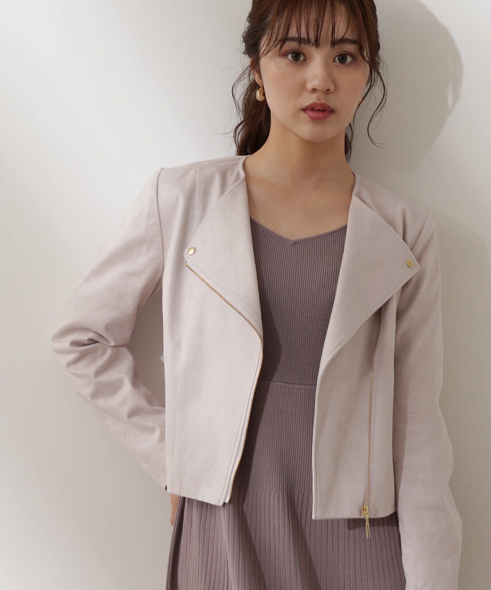 フェイクスエードライダース|PROPORTION BODY DRESSING(プロポーション 