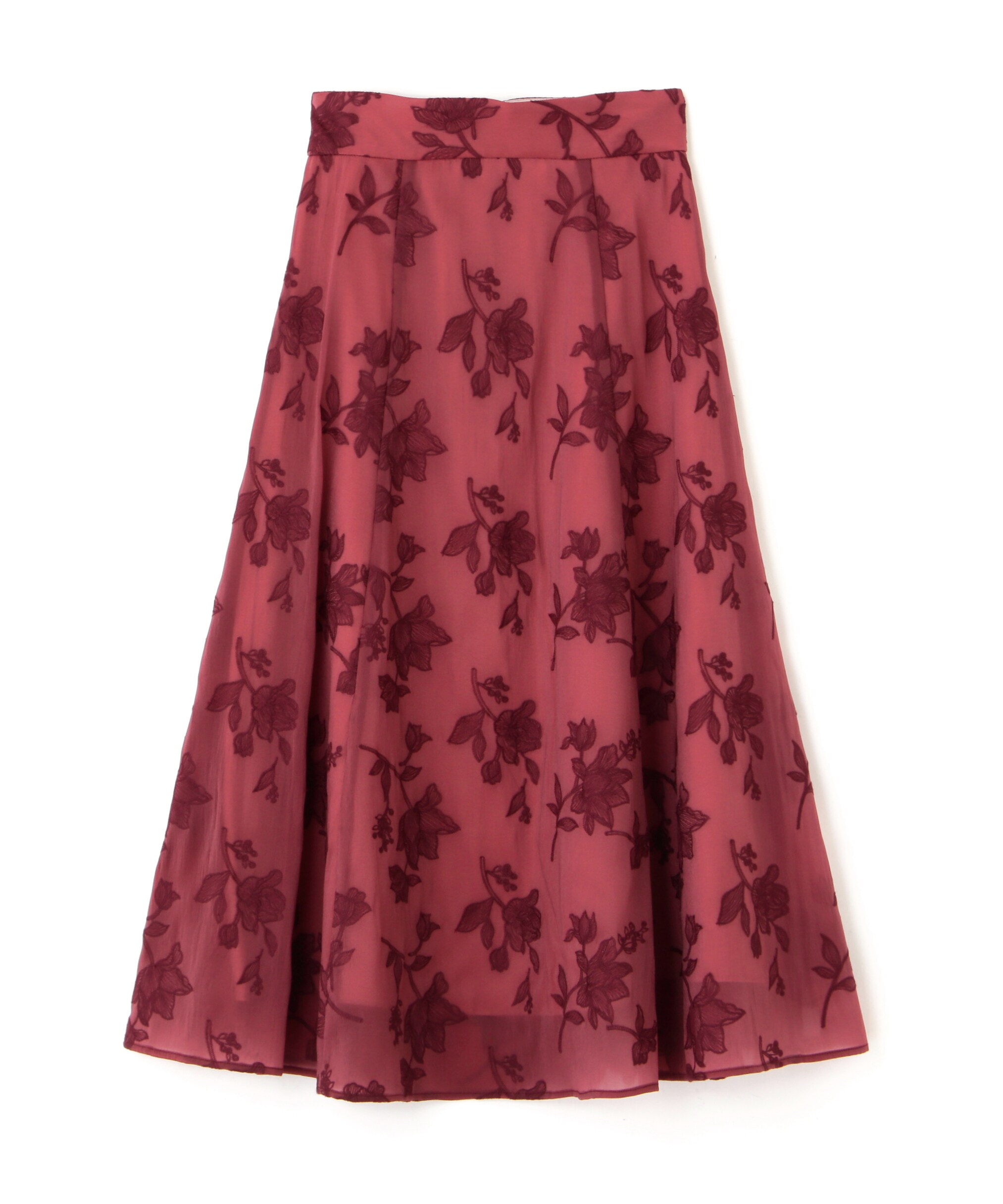 オーガン刺繍フレアスカート|PROPORTION BODY DRESSING(プロポーション
