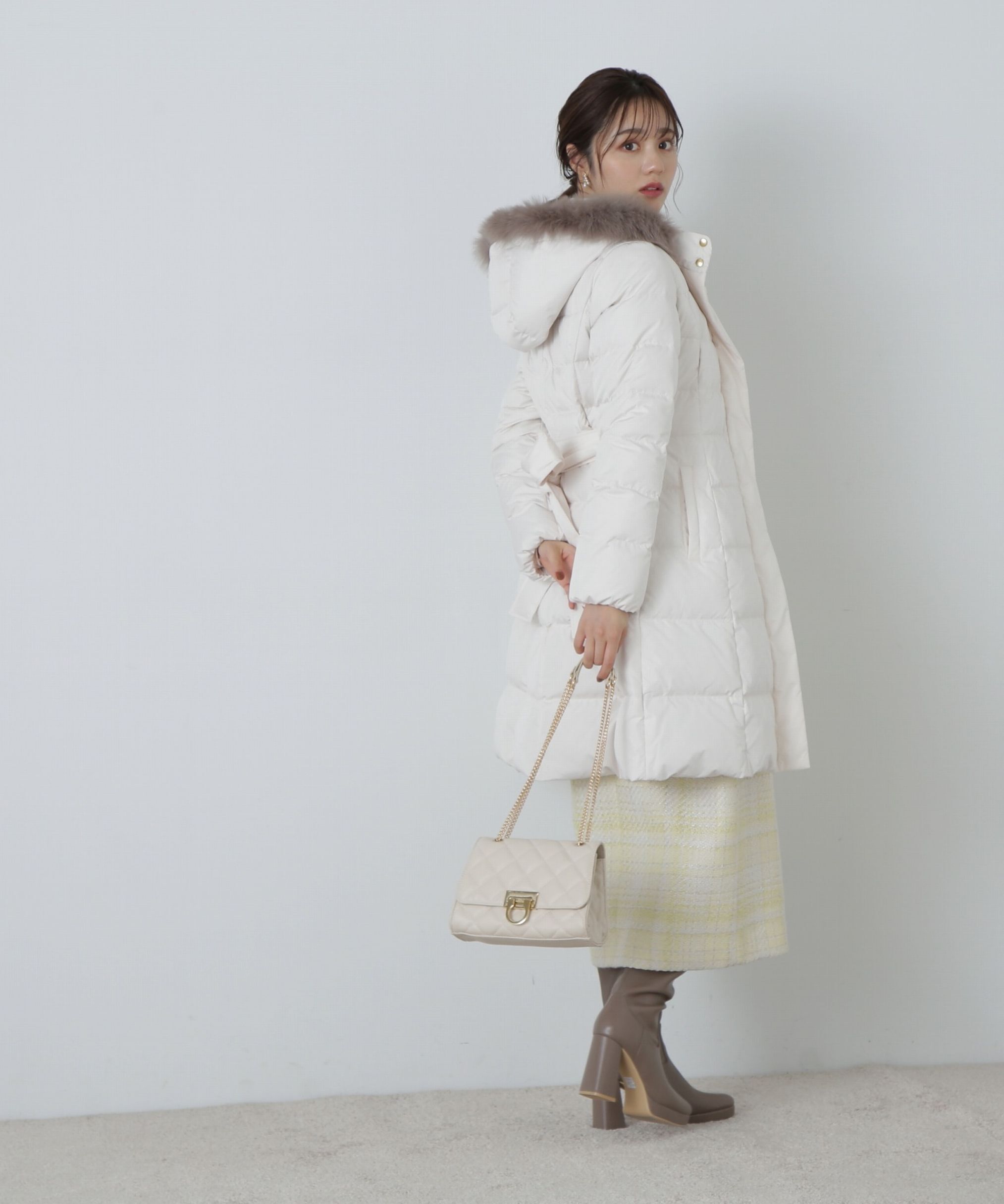 ベーシックロングダウン|PROPORTION BODY DRESSING(プロポーション
