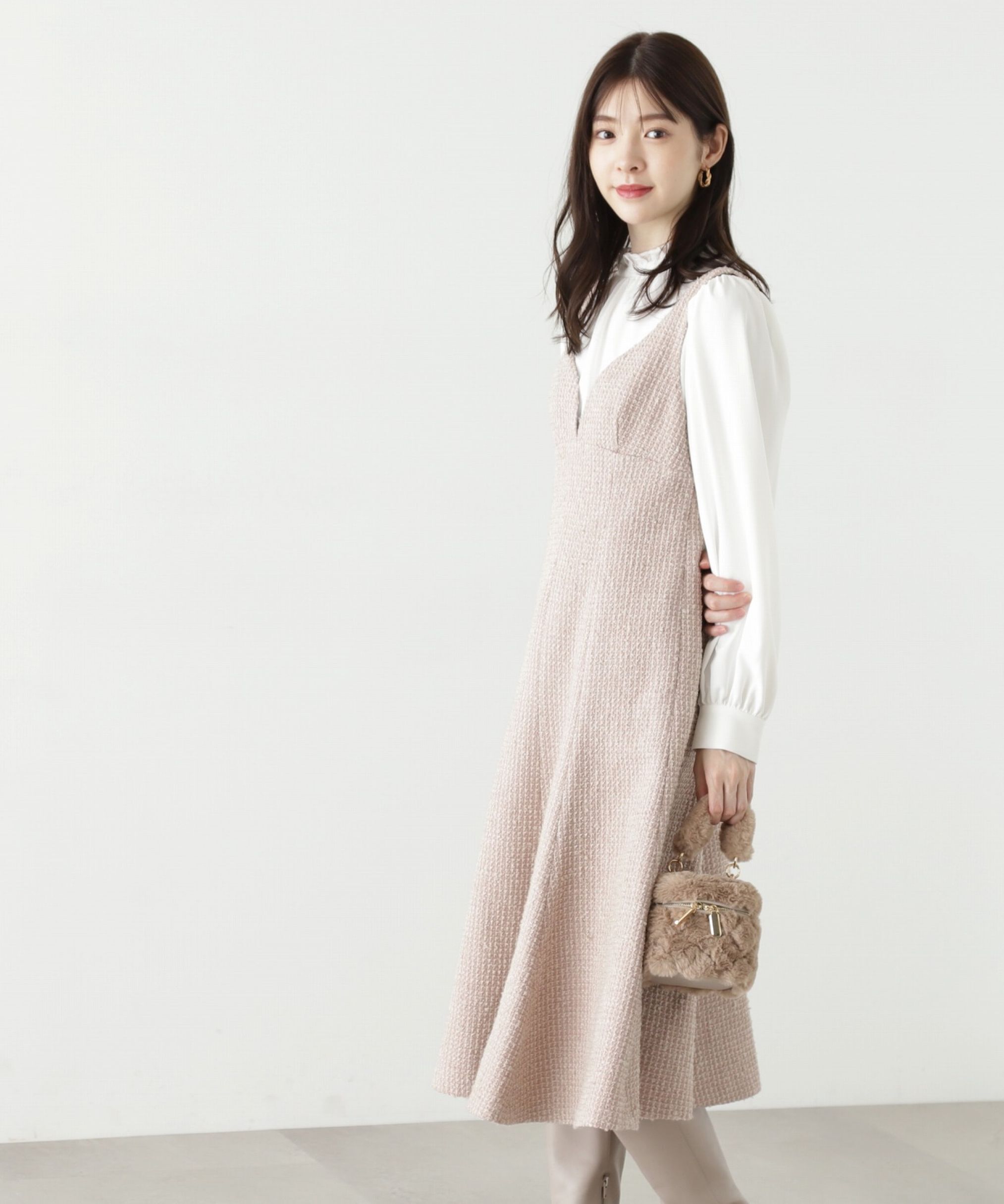 ライトツイードジャンスカ/23AW|PROPORTION BODY DRESSING