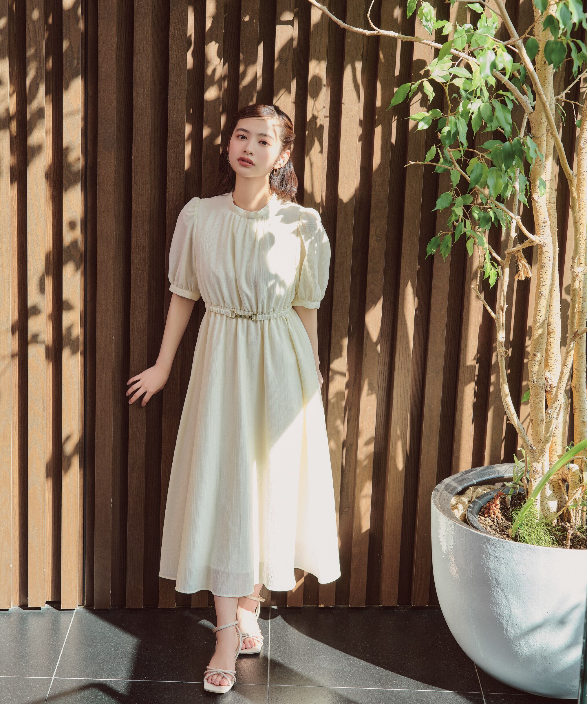 【セール】 シアーストライプワンピース|PROPORTION BODY DRESSING ワンピース