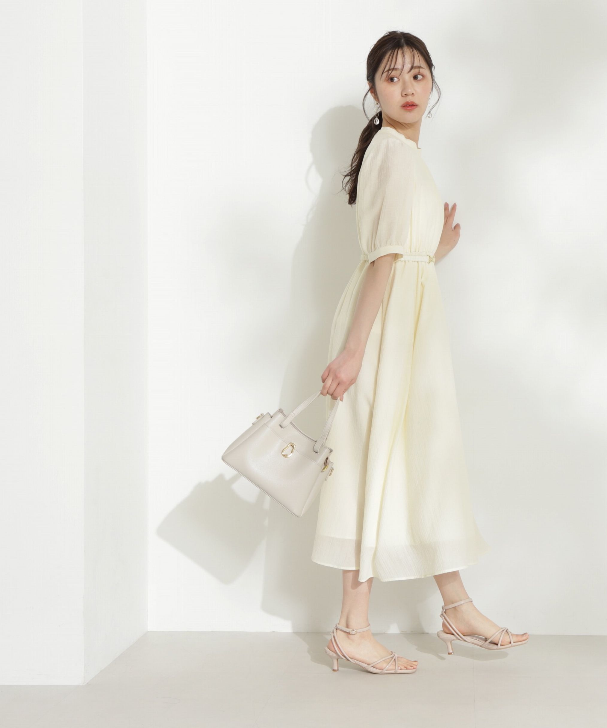 シアーストライプワンピース|PROPORTION BODY DRESSING