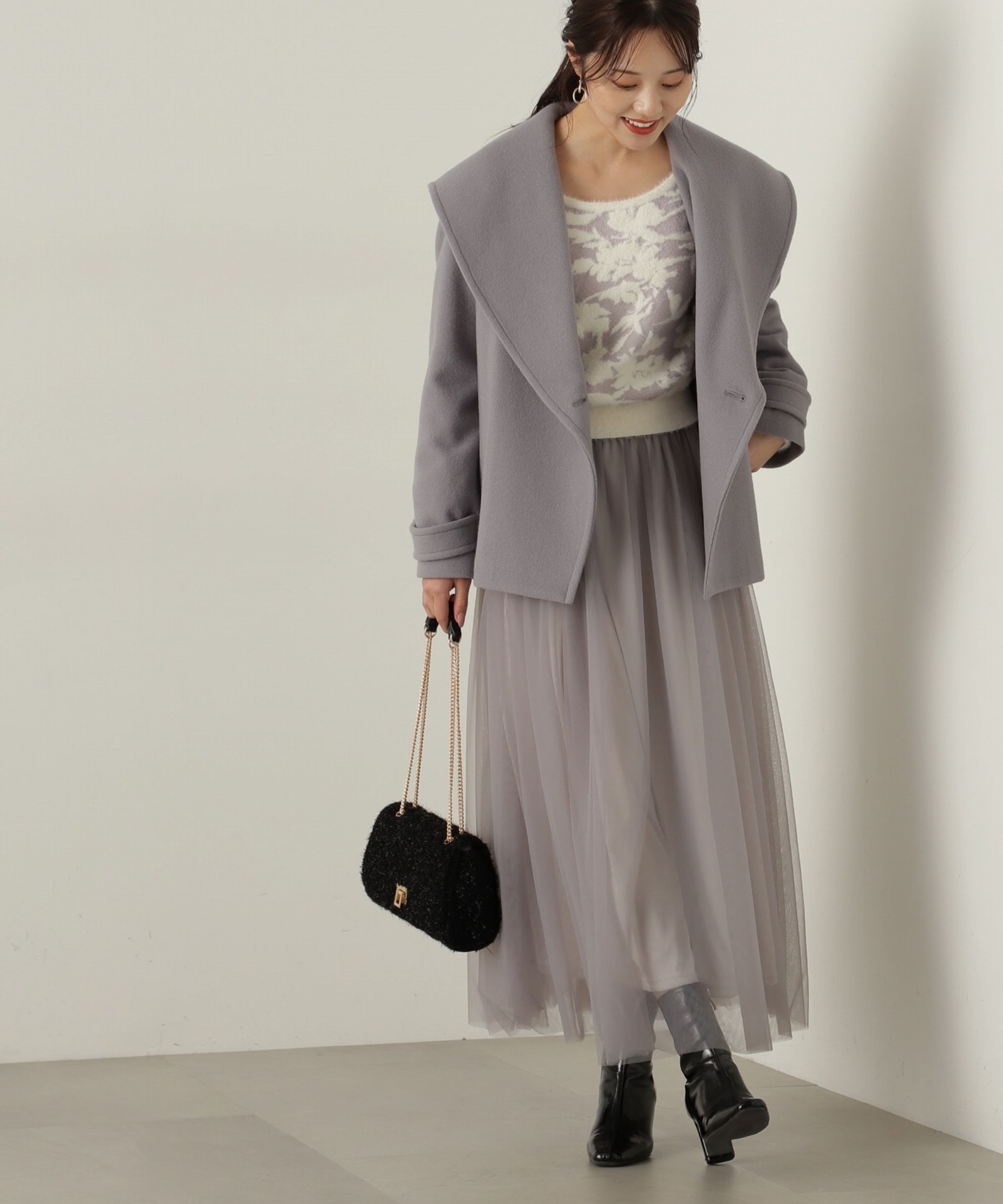楽天市場】【SALE／50%OFF】ショート丈ガウンコート 24AW