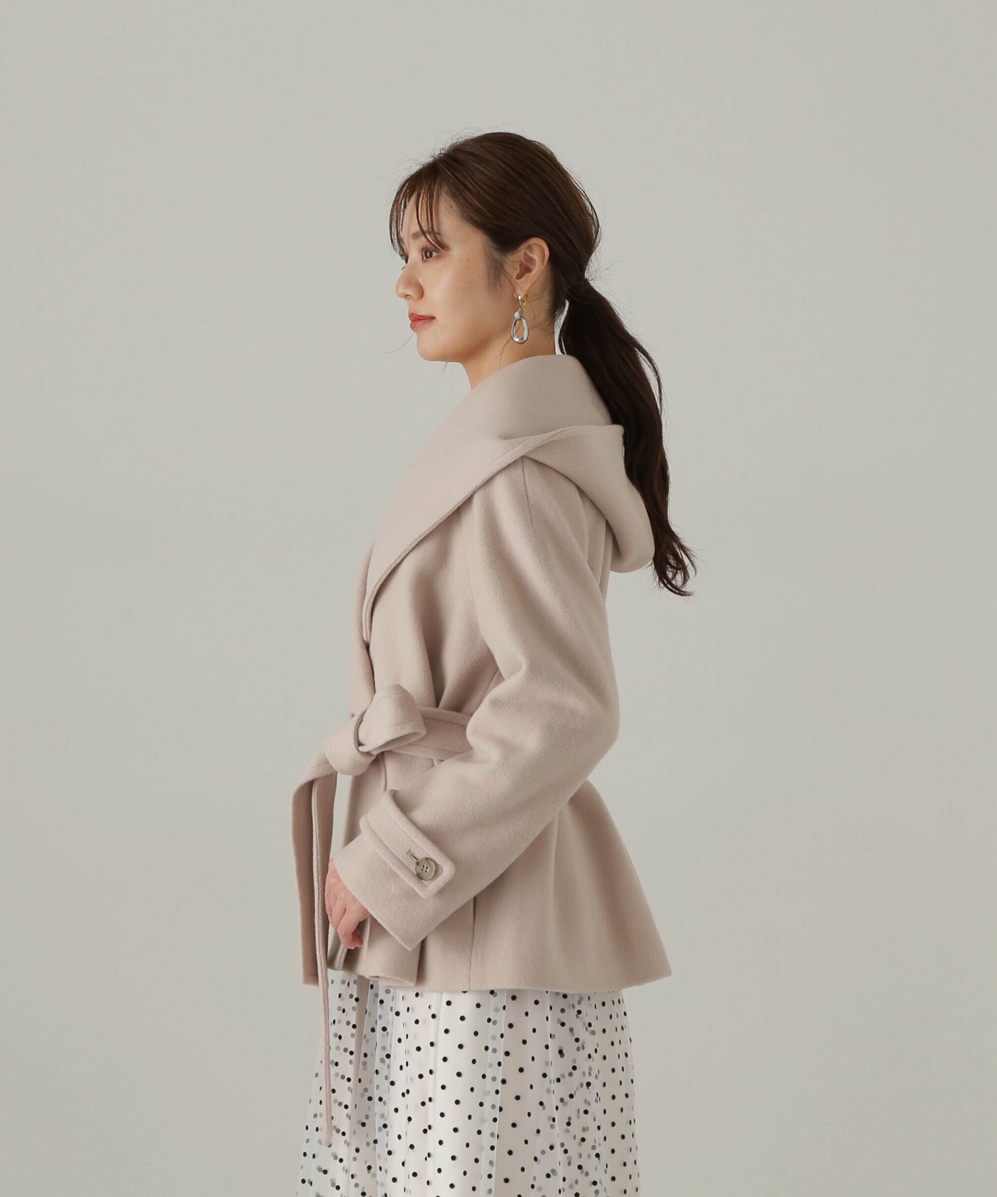 ショート丈ガウンコート 24AW|PROPORTION BODY DRESSING