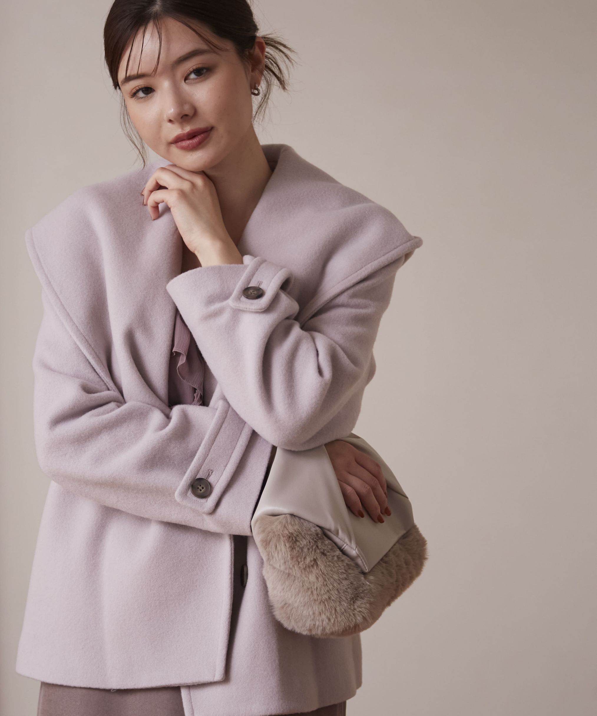 ショート丈ガウンコート 24AW|PROPORTION BODY DRESSING