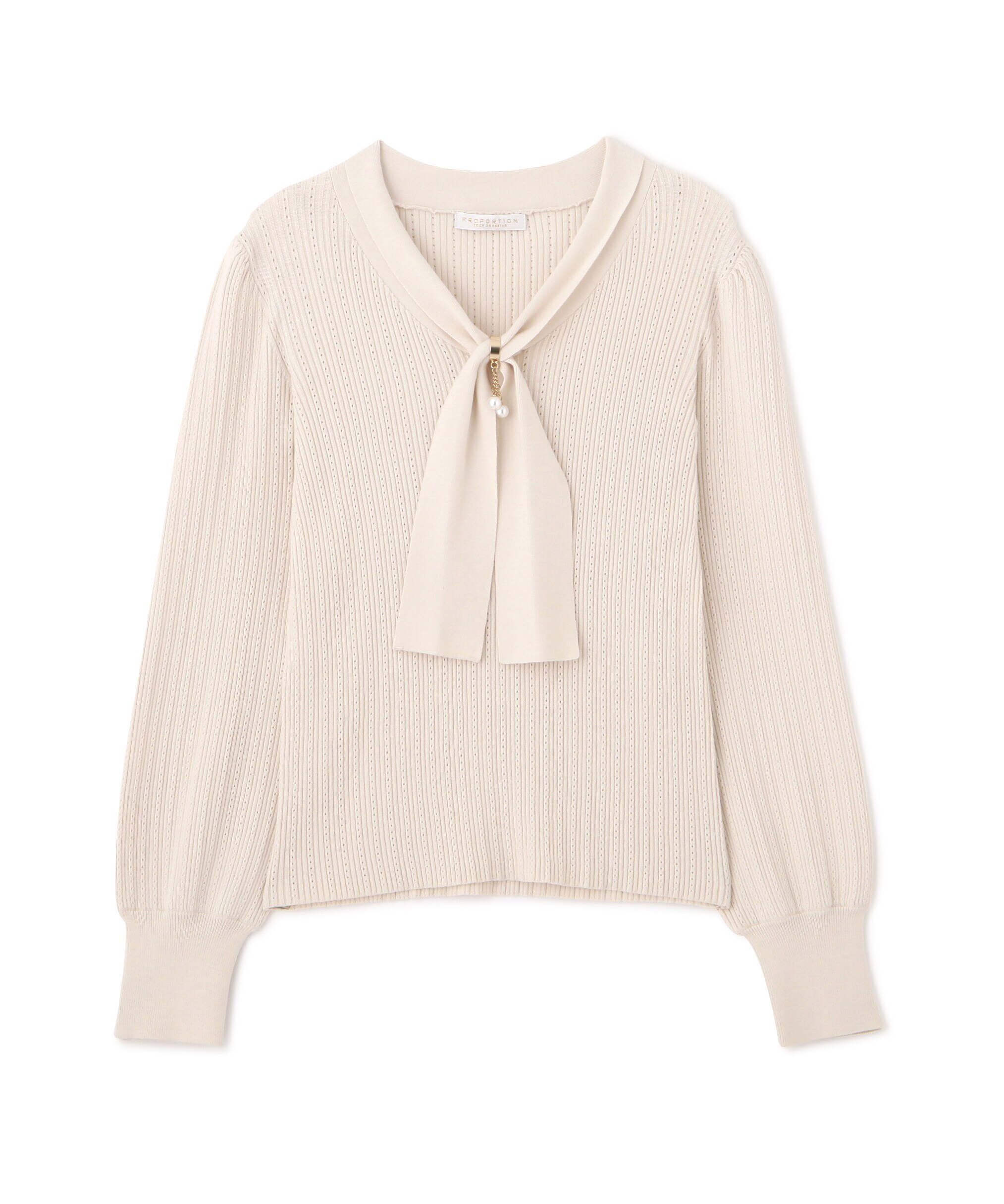 セール】クロスタイ付きニット24AW(506770432) | プロポーション
