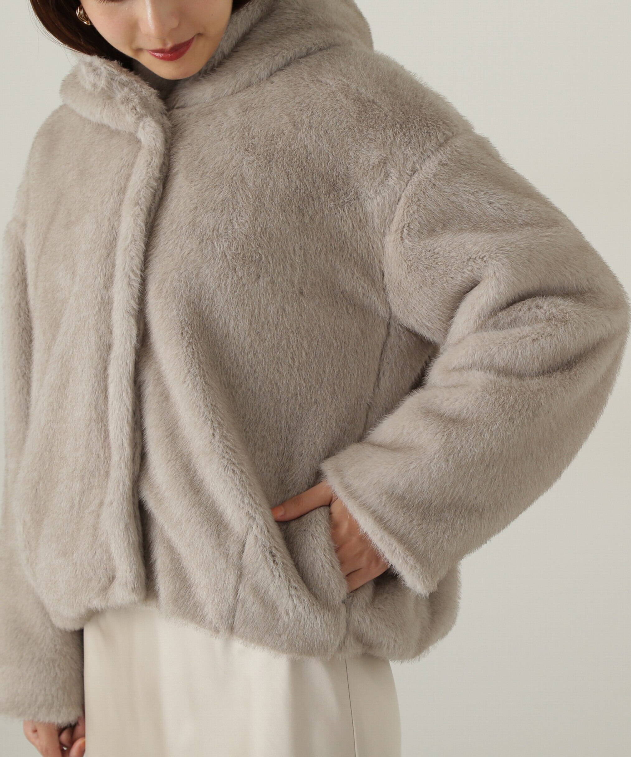 フェイクファーブルゾン 24AW|PROPORTION BODY DRESSING