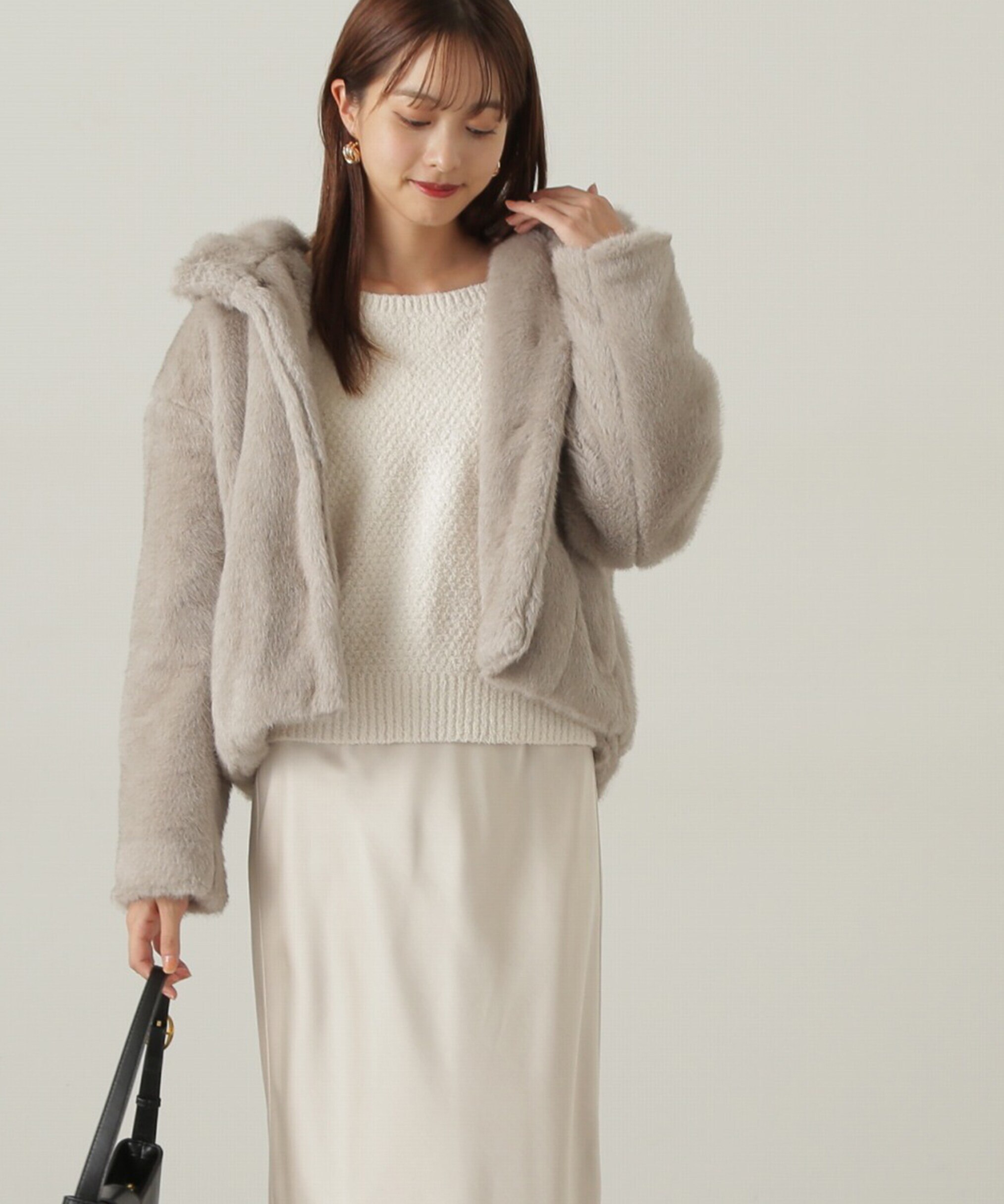 口コミ・レビュー評価が高いおすすめ人気商品の通販 フェイクファーブルゾン 24AW|PROPORTION BODY DRESSING ジャケット・アウター
