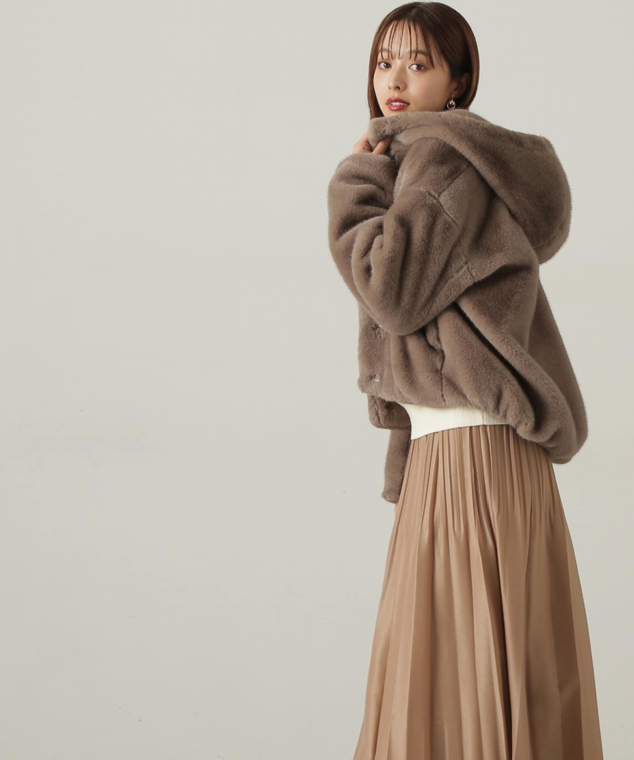 【在庫僅少】 フェイクファーブルゾン DRESSING BODY 24AW|PROPORTION ジャケット・アウター
