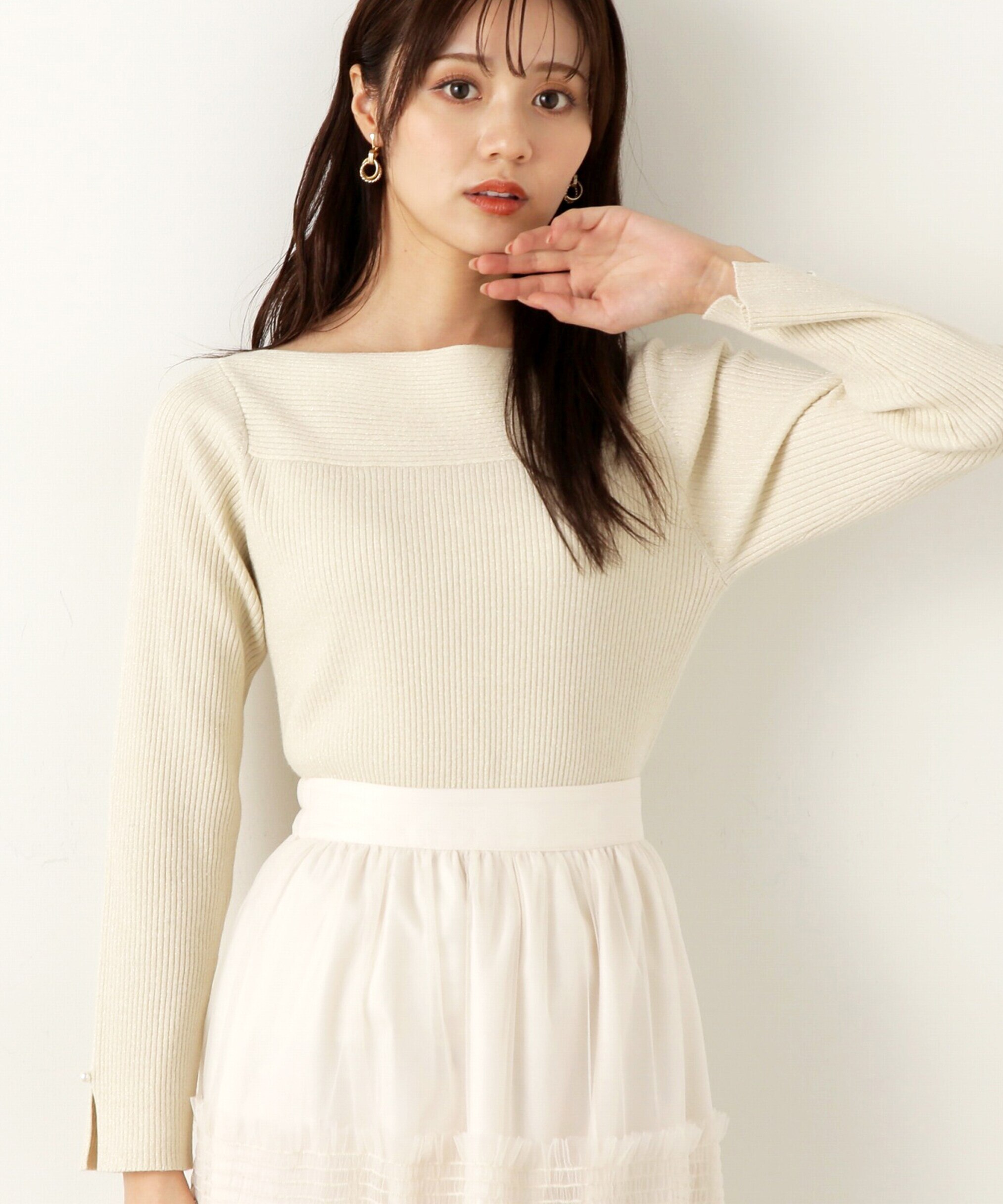 楽天市場】【SALE／50%OFF】ケープリブニットワンピース