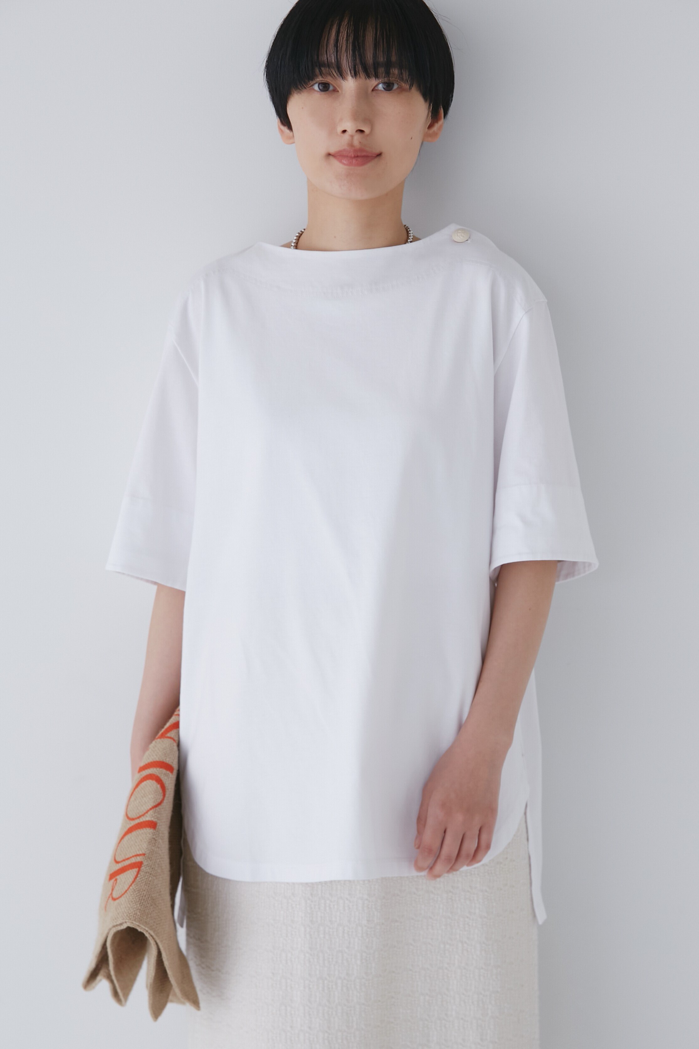 ◇ハイゲージコットン天竺Ｔシャツ|HUMAN WOMAN(ヒューマンウーマン)の