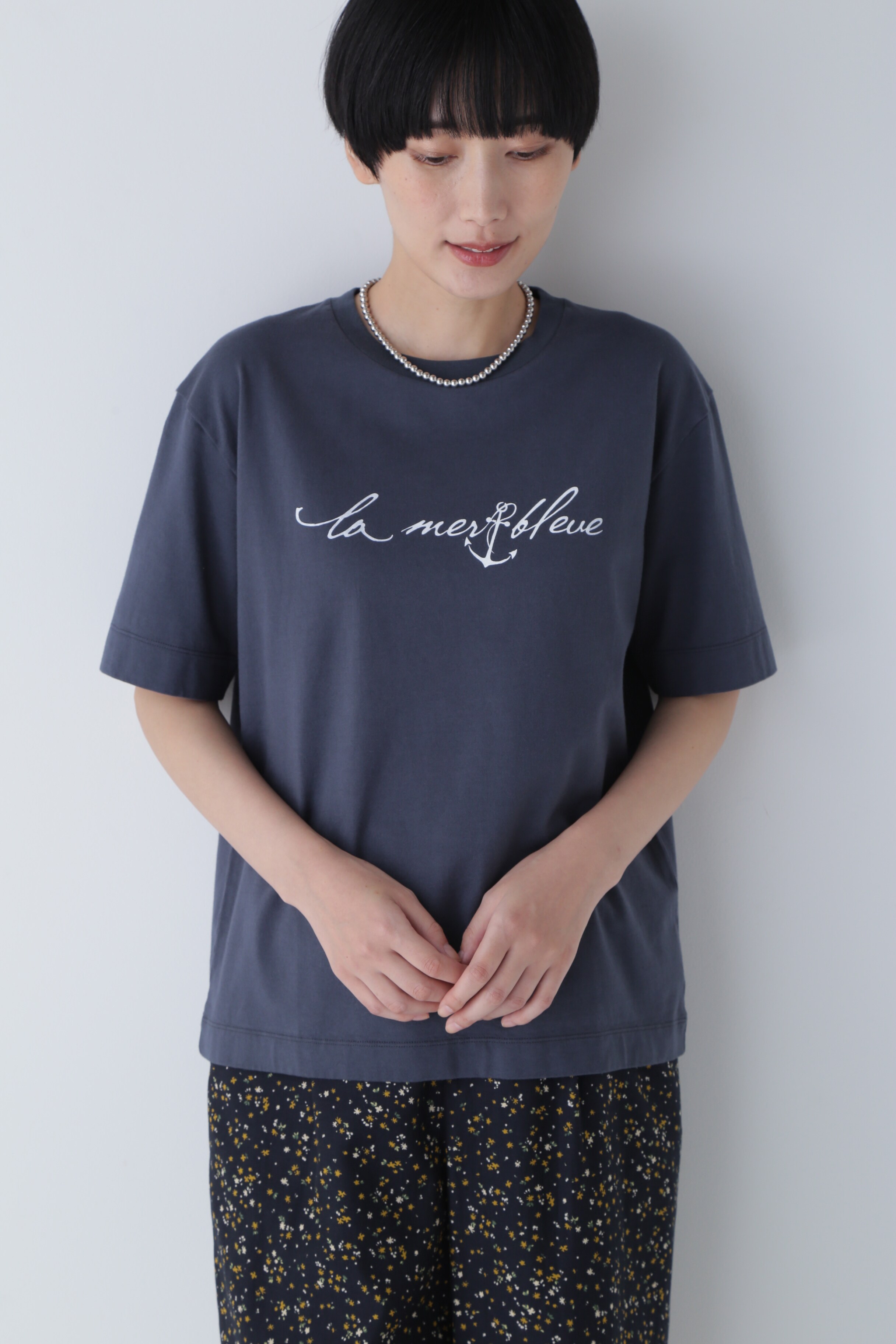 マリンロゴＴシャツ|human woman(ヒューマンウーマン)の通販｜アイルミネ