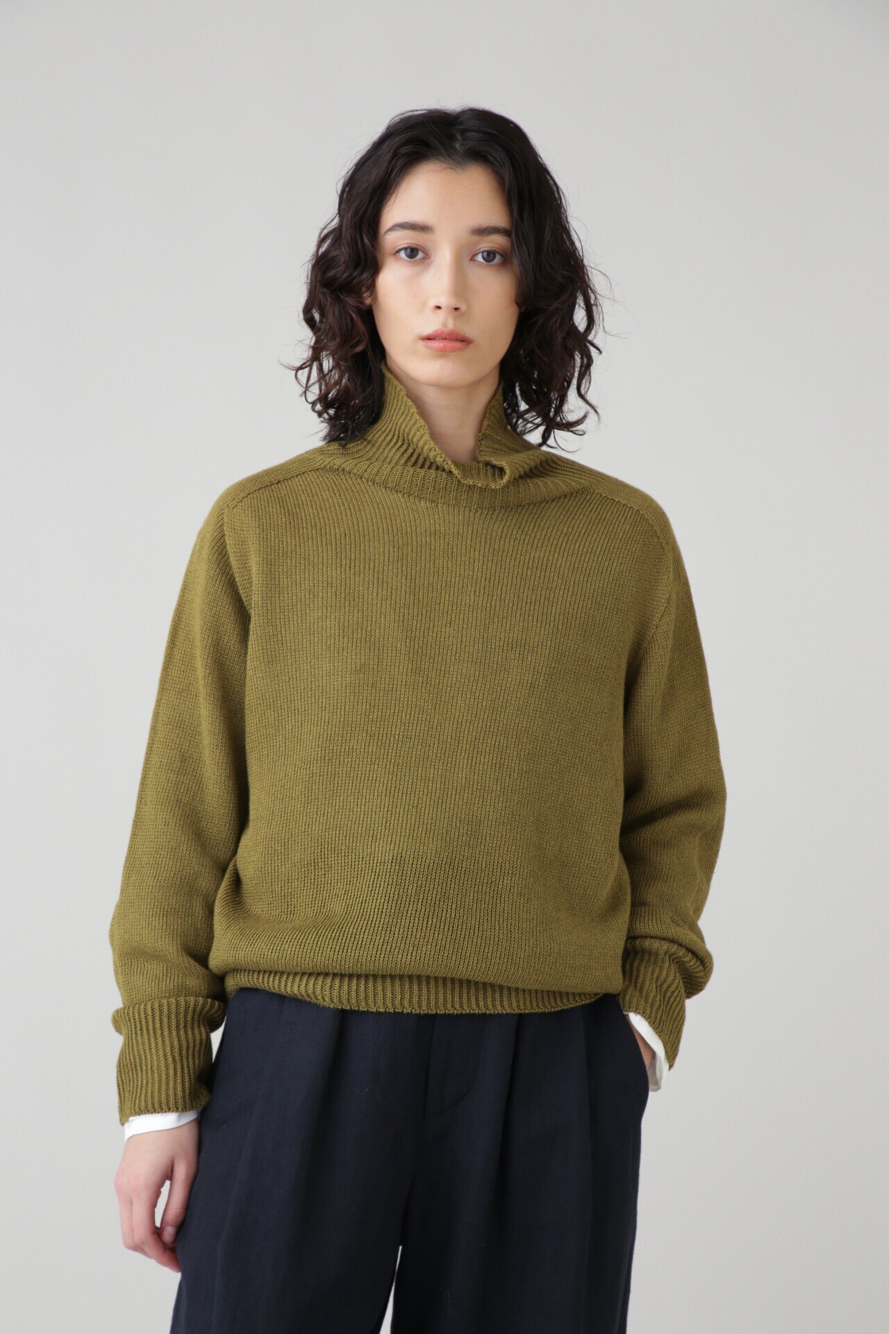 3年保証』 マーガレットハウエル JUMPER LINEN サマーニット リネン