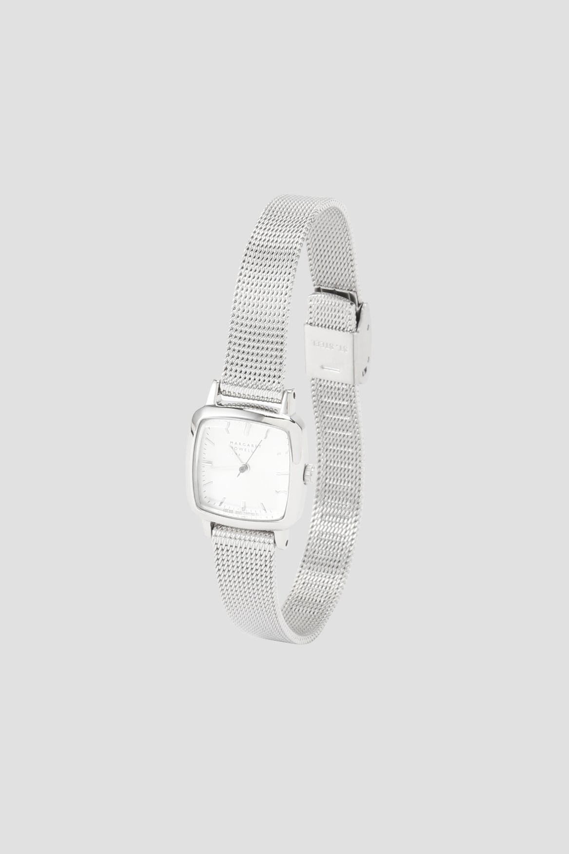 MESH BAND SQUARE WATCH|MARGARET HOWELL(マーガレット・ハウエル)の