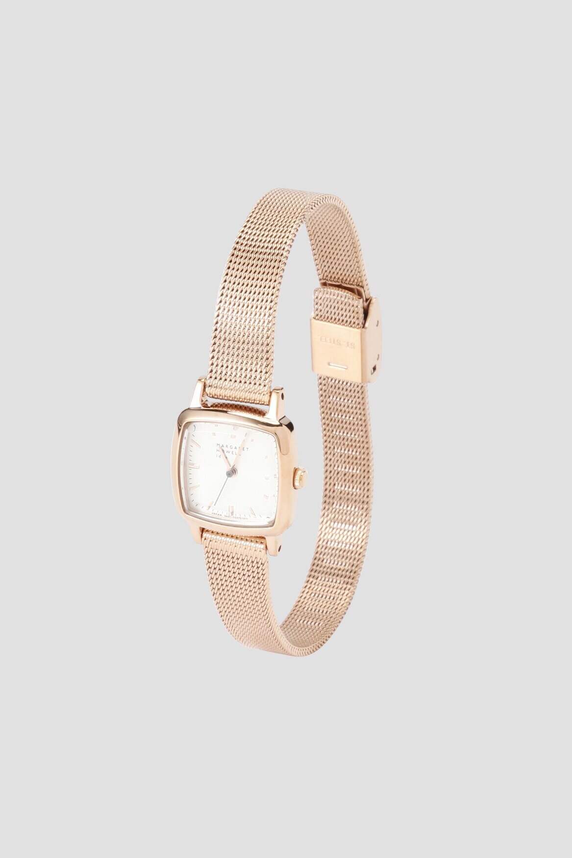 MESH BAND SQUARE WATCH|MARGARET HOWELL(マーガレット・ハウエル)の