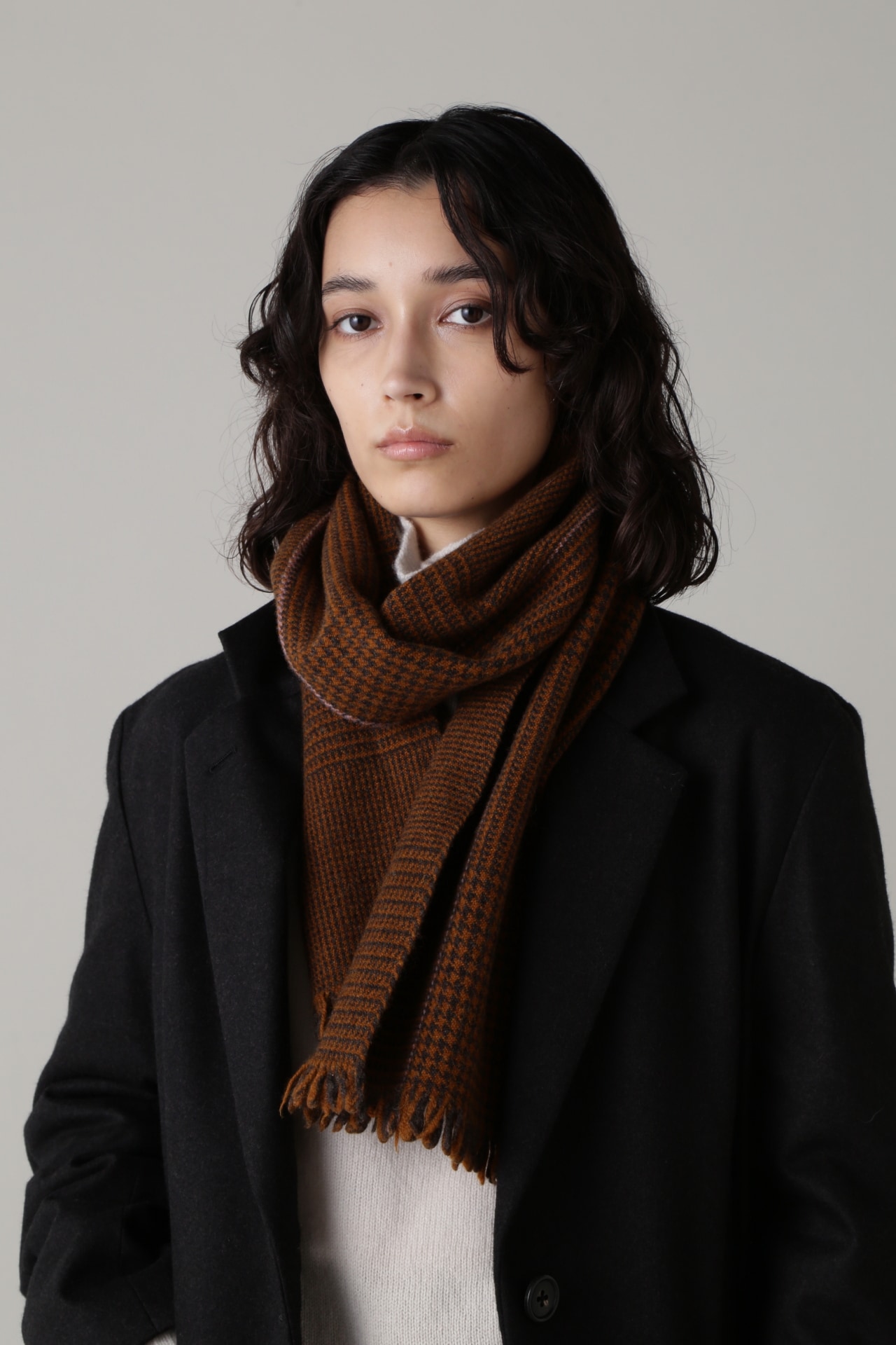 LAMBSWOOL WOVEN SCARF|MARGARET HOWELL(マーガレット・ハウエル)の