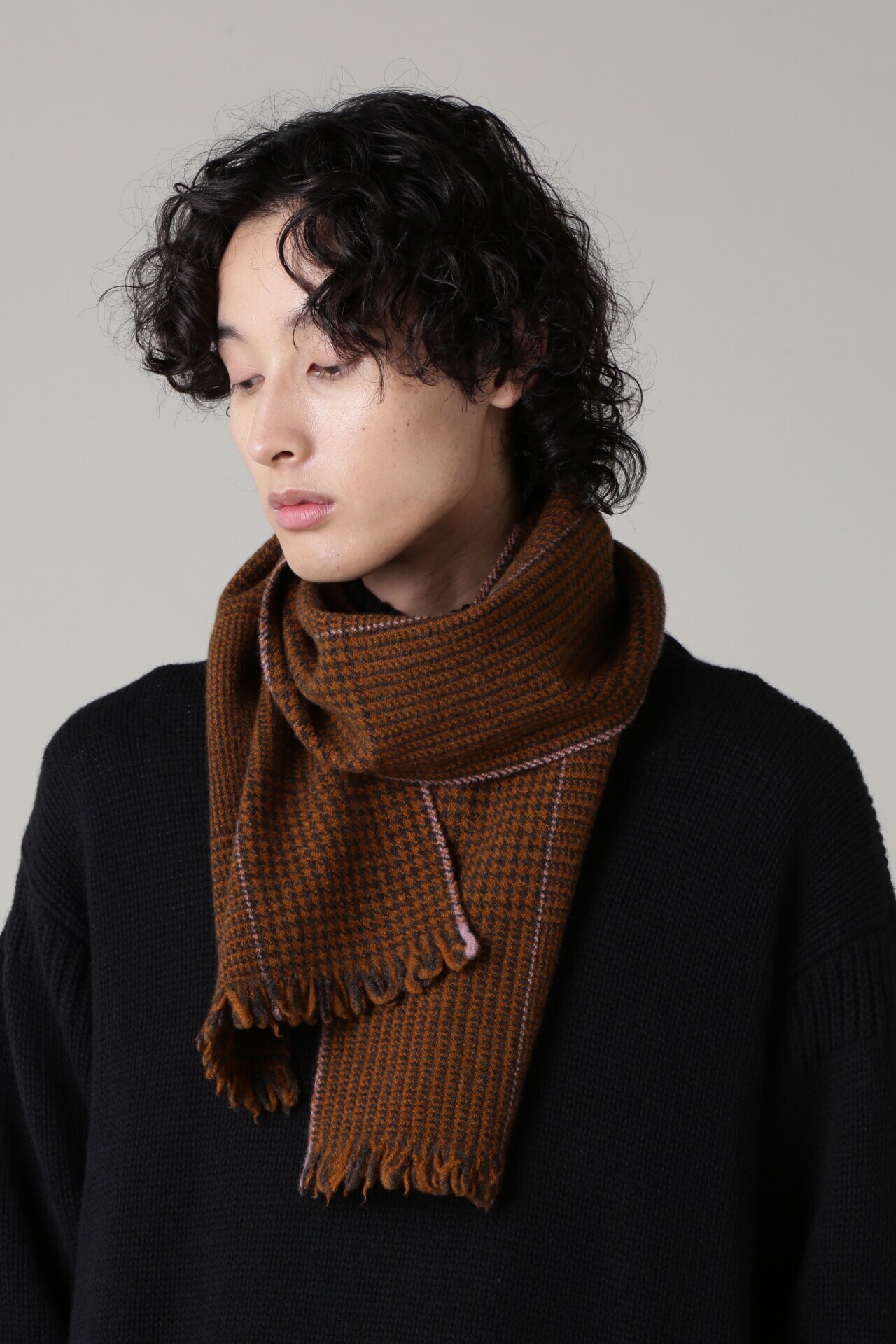 LAMBSWOOL WOVEN SCARF|MARGARET HOWELL(マーガレット・ハウエル)の