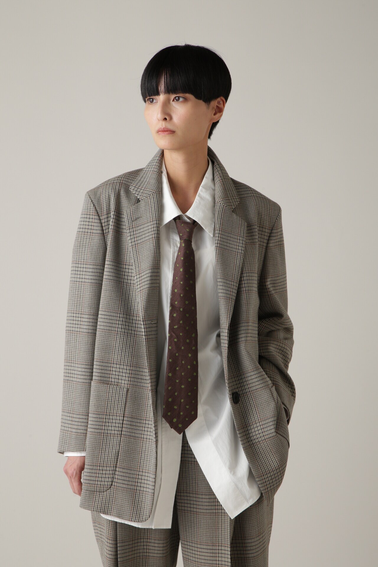 12月下旬-1月中旬 GLEN CHECK WOOL TWILL|MARGARET HOWELL