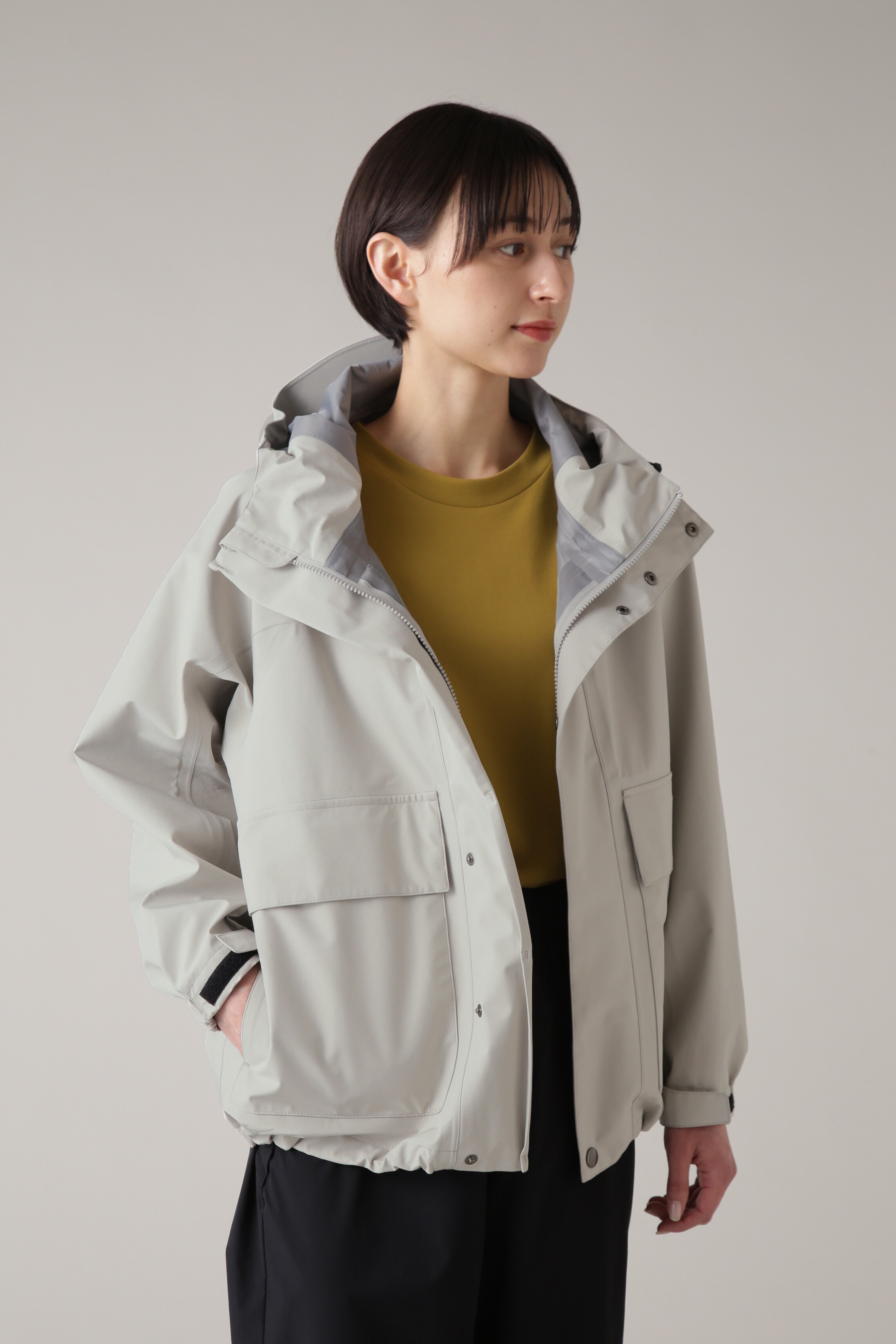 GORE-TEX WATER PROOFED POLYESTER POPLIN|MARGARET HOWELL 