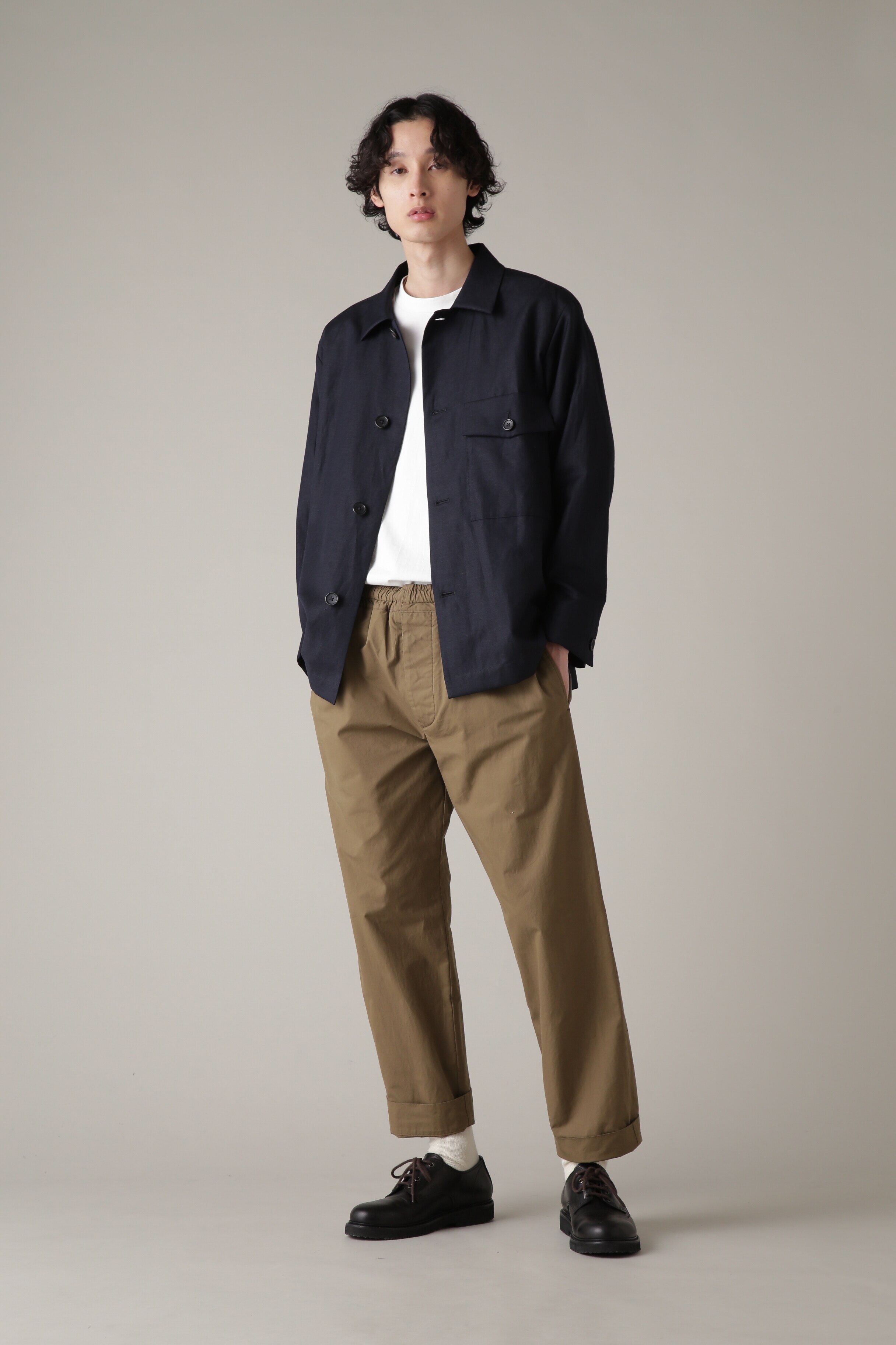 美品 21SSマーガレットハウエル DENSE COTTON POPLIN - チノパン