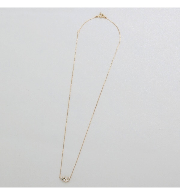K18ダイヤモンド ランダムクラスター7石 ネックレス|COCOSHNIK(ココシュニック)の通販｜アイルミネ