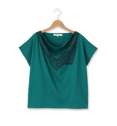 【シューラルー/SHOO・LA・RUE】 バンダナトロンプルイユTシャツ [3000円(税込)以上で送料無料]