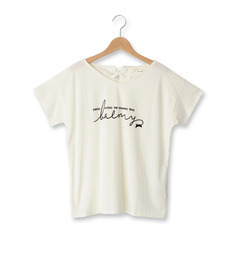 【シューラルー/SHOO・LA・RUE】 レースアップロゴTシャツ [3000円(税込)以上で送料無料]