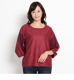 【シューラルー/SHOO・LA・RUE】 袖ねじりボリュームプルオーバー [3000円(税込)以上で送料無料]