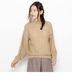 【シューラルー/SHOO・LA・RUE】 ボリュームスリーブニット [3000円(税込)以上で送料無料]