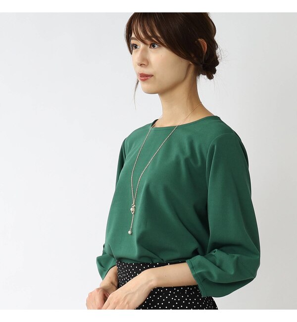 2点セット】袖口タック七分袖トップス|SHOO・LA・RUE(シューラルー)の通販｜アイルミネ