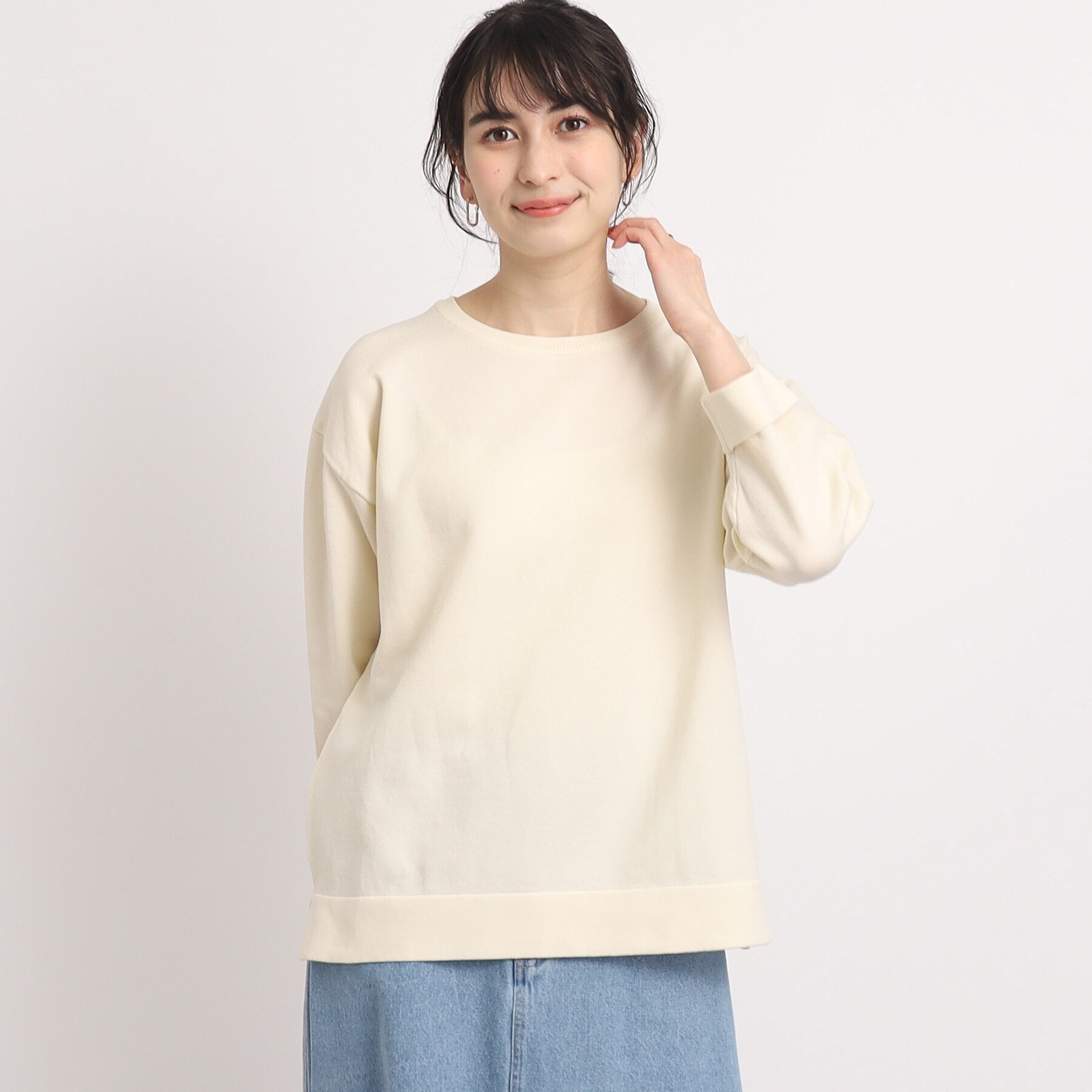 スポンディッシュ クルーネック ニット|SHOO・LA・RUE(シューラルー)の