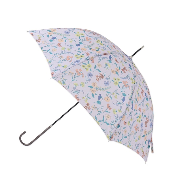 ファッションメンズなら|【シューラルー/SHOO・LA・RUE】 【長傘/晴雨兼用/because】ボタニカルフラワーアンブレラ