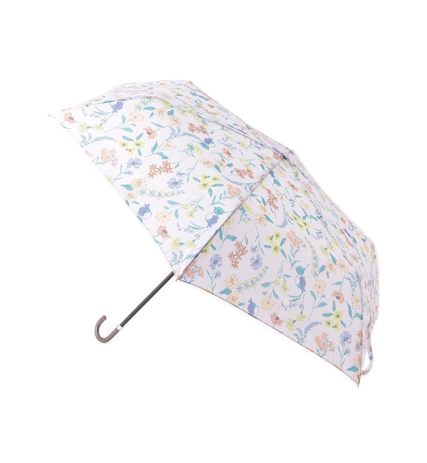 ファッションメンズなら|【シューラルー/SHOO・LA・RUE】 【折りたたみ傘/晴雨兼用/because】 ボタニカルフラワーミニ