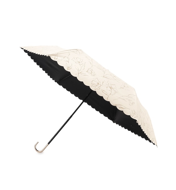 人気ファッションメンズ|【シューラルー/SHOO・LA・RUE】 【折りたたみ傘/because】 ラインフラワーミニ