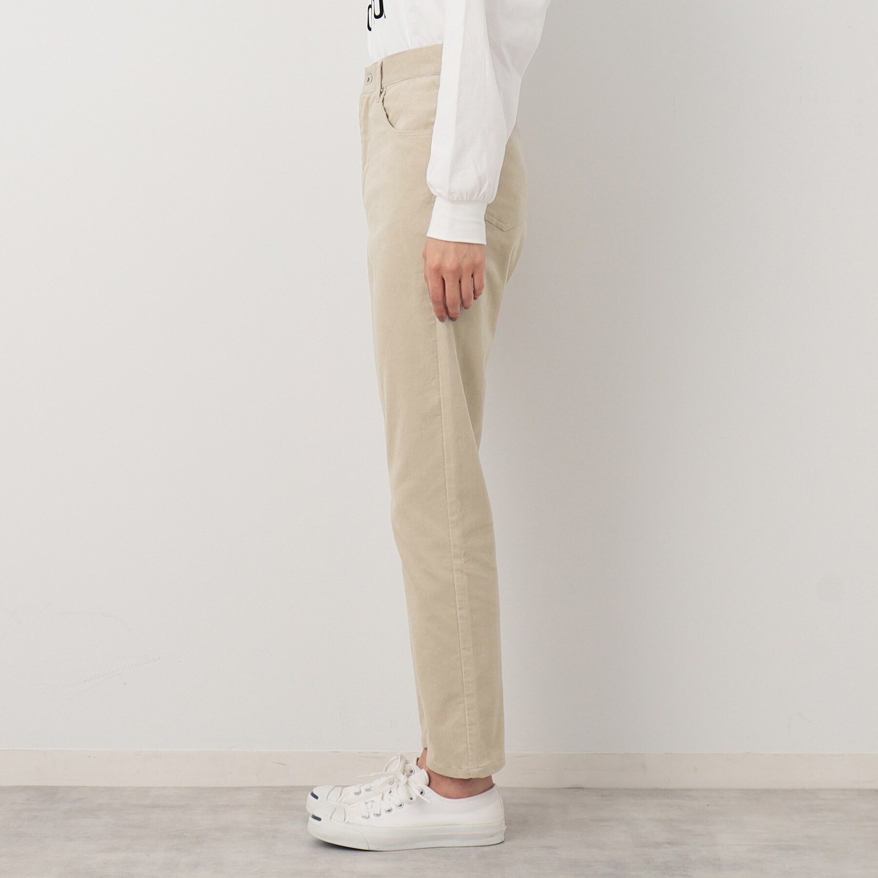 デッサン Dessin コーデュロイパンツ（XS～L） （ライトベージュ