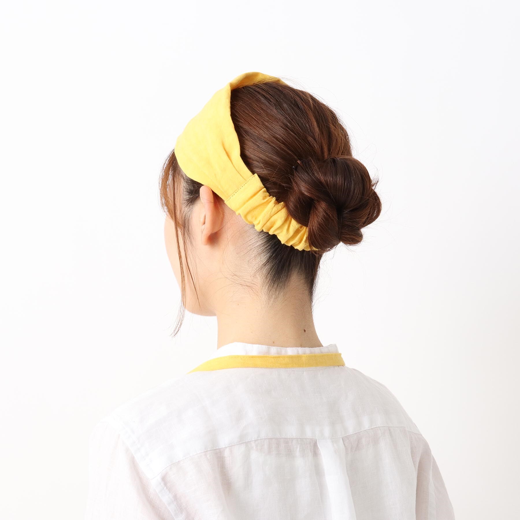 ワークヘアバンド リネン YE|212 KITCHEN STORE(トゥーワントゥー