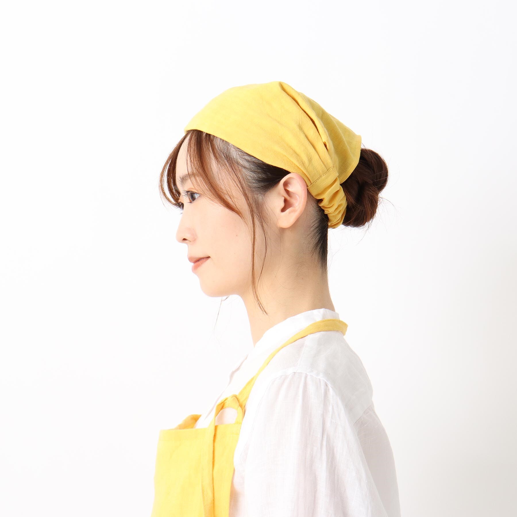 ワークヘアバンド リネン YE|212 KITCHEN STORE(トゥーワントゥー