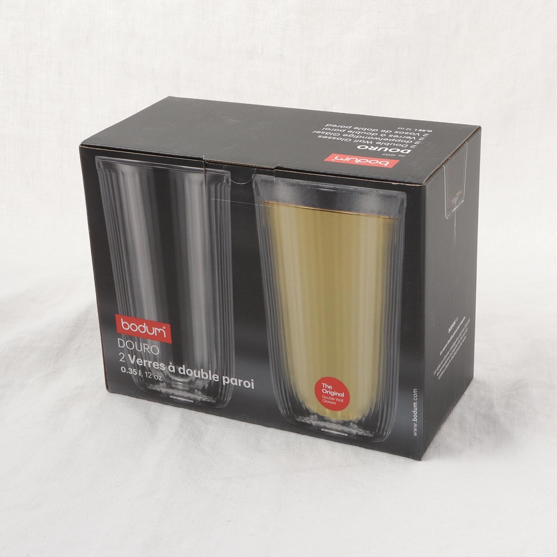 デューロダブルウォールグラス 350ml(2個セット) ＜bodum ボダム＞|212